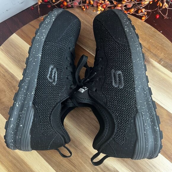 Skechers Work Womens Bulkin 108033– Balran Comp Toe Sneaker Sz 8 Black - Picture 7 of 11